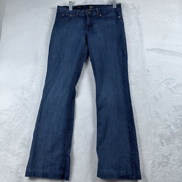 A New Approach Bootcut Jeans Womens Size 8 Medium Wash Denim Mid Rise Blue - Picture 1 of 12